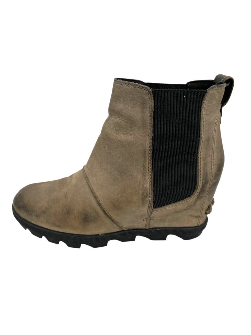 Sorel Joan of Arctic II Leather Wedge Chelsea Boots Waterproof Size 7
